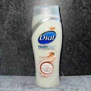 Dial Nutriskin Body Wash white peach and shea butter 7 Bionutrients 16 Oz